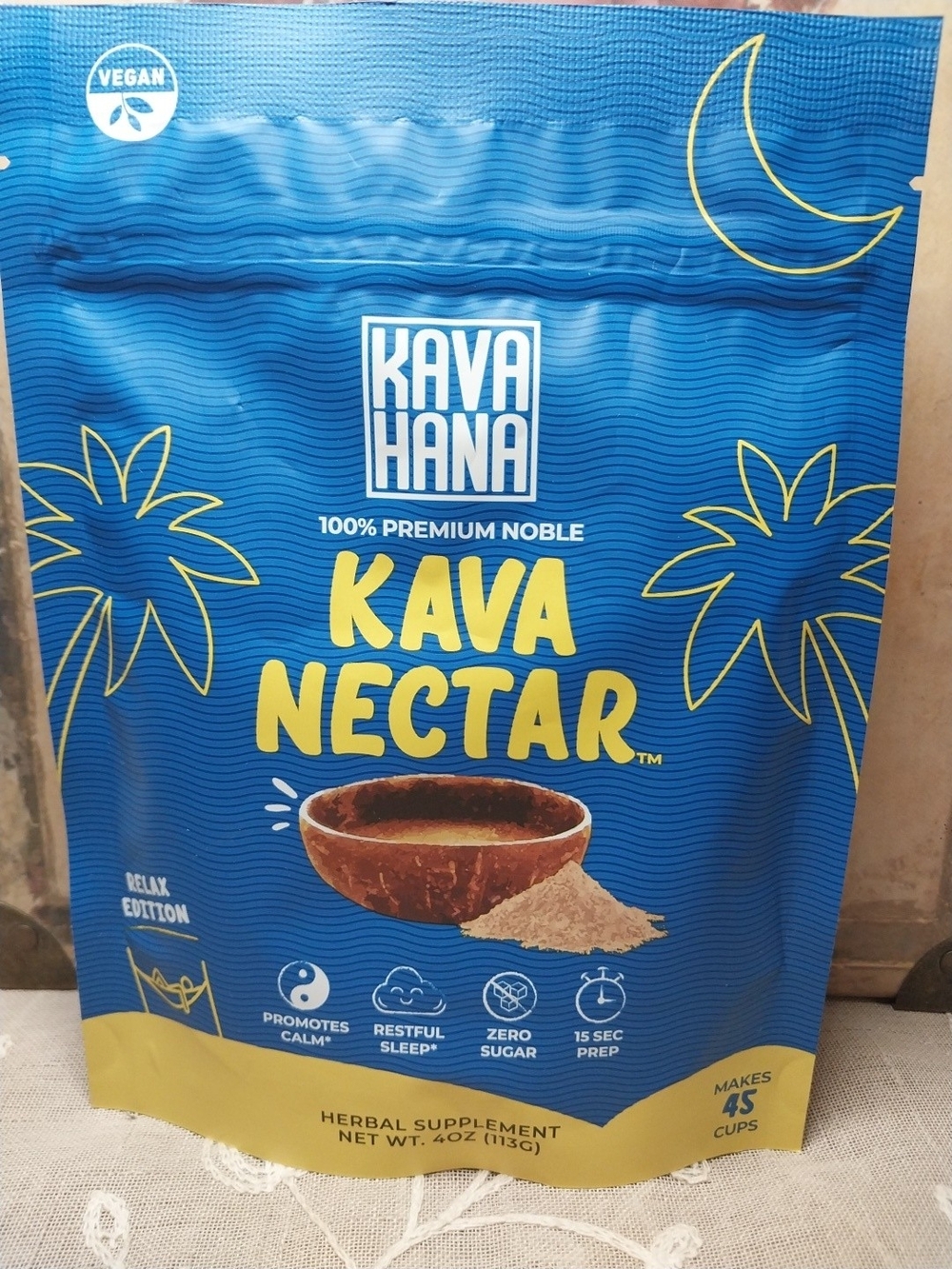 KAVA HANA Kava Nectar Pouch - Relax Edition 45 Cups